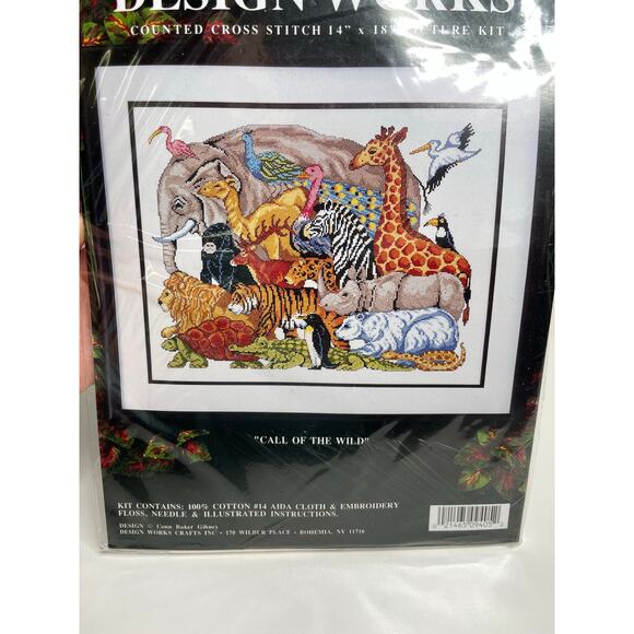 NEW Design Works 9405 Cross Stitch "Call of The Wild" 21" X 18" Kit - Picture 2 of 4